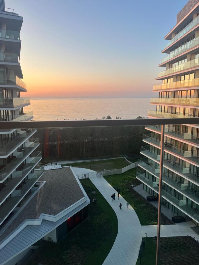 Wave Apartment Tyballtic 7Th Floor With Two Bedrooms And Sea View! Miedzyzdroje Exterior foto